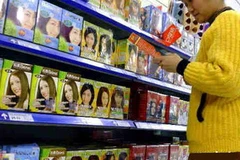 Một số sản phẩm kem dưỡng tóc của Trung Quốc. (Nguồn: Internet)