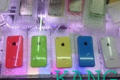 Hình ảnh được cho là của mẫu iPhone giá rẻ. (Nguồn: Phone Arena)