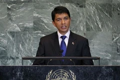 Tổng thống lâm thời Madagascar Andry Rajoelina. (Nguồn: Reuters)