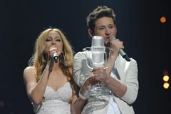 Bộ đôi Eldar Gasimov và Nigar Jamal. (Nguồn: Eurovision.tv)