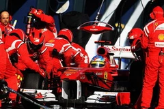 Ferrari không có được thành tích tốt tại chặng đua Australia Open. (Nguồn: Getty images)