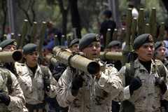 Cuộc diễu binh của quân đội Mexico. Ảnh minh họa. (Nguồn: Internet)