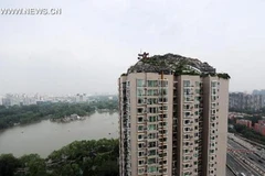 Biệt thự giả sơn trên nóc chung cư sẽ bị cưỡng chế
