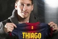 Messi đã lên chức bố. (Nguồn: Mundo Deportivo)