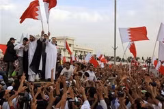 Các cuộc biểu tình đang lan rộng tại Bahrain. (Nguồn: AP)