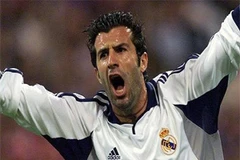 Luis Figo trong màu áo của Real. (Nguồn: Internet)