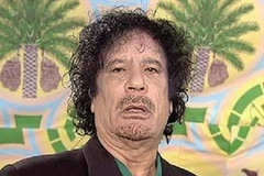 Nhà lãnh đạo bị lật đổ Muammar Gaddafi. (Nguồn: Internet)