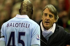 Roberto Mancini không tin tưởng Balotelli. (Nguồn: Getty)