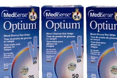 Que thử đường huyết MediSense Optium của hãng Abbott. (Nguồn: Internet)