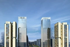 Phối cảnh dự án Greenlife tower. (Ảnh: PV/Vietnam+)