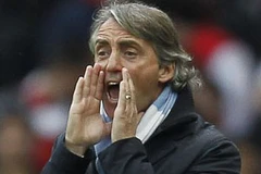 Huấn luyện viên Roberto Mancini. (Nguồn: Getty)