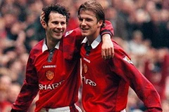 Beckham và Giggs khi còn gắn bó tại M.U. (Nguồn: Internet)