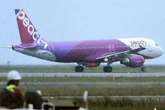 Một chuyến bay của hãng hàng không Peach Aviation. (Nguồn: Internet)