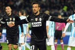 Tiền đạo Fabio Quagliarella lập công lớn cho Juventus. (Nguồn: Getty)