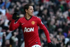 Tiền đạo Javier Hernandez. (Nguồn: Getty)