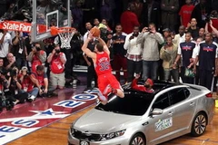 Cú Slam Dunk kinh hoàng của Blake Griffin. (Nguồn: Getty images)