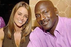 Michael Jordan và người bạn gái lâu năm Yvette Prieto. (Ảnh: bittenandbound.com)