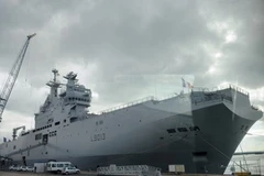 Tàu Mistral của Pháp. (Nguồn: Getty)
