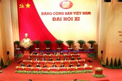 Toàn cảnh Lễ khai mạc Đại hội Đảng toàn quốc lần thứ XI . (Ảnh: TTXVN) 