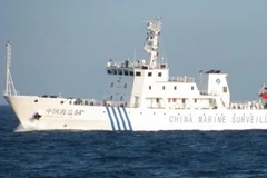 Tàu hải giám Trung Quốc mang số hiệu 84 vi phạm quyền chủ quyền và quyền tài phán của Việt Nam. (Nguồn: TTXVN)