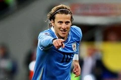 Tiền đạo Diego Forlan. (Nguồn: Getty images)