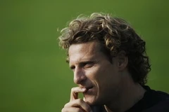 Tiền đạo Diego Forlan. (Nguồn: Reuters)