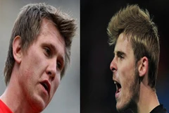 Tomasz Kuszczak (trái) và David de Gea. (Nguồn: Getty)