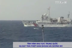 [Video] Cận cảnh tàu Hải cảnh Trung Quốc chặn tàu Việt Nam