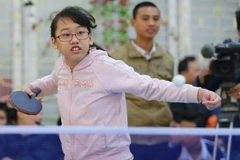 85 em thiếu nhi dự giải bóng bàn Thiếu niên Hà Nội 2014