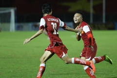 [Photo] Quật ngã Singapore, U21 Việt Nam mở đường vào bán kết