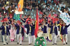 [Photo] Đêm Incheon tuyệt đẹp trong lễ khai mạc Asiad 17