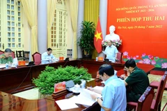 Chủ tịch nước Nguyễn Xuân Phúc phát biểu chỉ đạo. (Ảnh: Minh Đức/TTXVN)