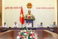 Chủ tịch Quốc hội Vương Đình Huệ phát biểu. (Ảnh: Doãn Tấn/TTXVN)