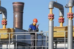 Trạm khí đốt Russkaya ở vùng Krasnodar, miền Nam Nga. (Ảnh: TASS/TTXVN)