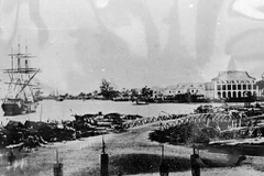 Bến Nhà Rồng - nơi người thanh niên yêu nước Nguyễn Tất Thành ra đi tìm đường cứu nước năm 1911. (Ảnh: TTXVN)