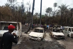 Khu vực gần nơi xảy ra vụ cháy. (Nguồn: Guardian)