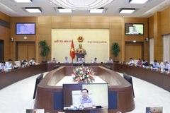 Một phiên họp của Ủy ban Thường vụ Quốc hội. (Nguồn: TTXVN)