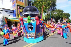 Quang cảnh lễ hội. (Ảnh: Huỳnh Ngọc Sơn/TTXVN)