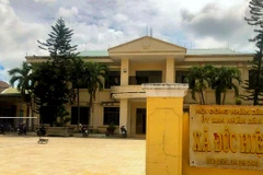 Trụ sở Ủy ban Nhân dân xã Đức Hiệp. (Nguồn: SGGP)