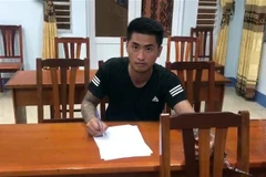 Đối tượng Lưu Việt Hoàng. (Ảnh: TTXVN phát)