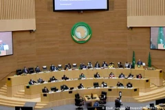 Quang cảnh Hội nghị thượng đỉnh Liên minh châu Phi (AU) tại thủ đô Addis Ababa của Ethiopia. (Nguồn: EPA)