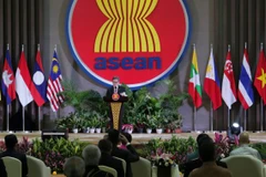 Tổng thư ký ASEAN Dato Lim Jock Hoi phát biểu khai mạc lễ kỷ niệm 55 năm Ngày thành lập ASEAN (8/8/1967-8/8/2022). (Ảnh: Hữu Chiến/TTXVN)
