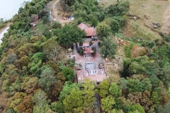 Toàn cảnh Đền thờ Vua Lê Lợi, ở xã Lê Lợi, huyện Nậm Nhùn, tỉnh Lai Châu. (Ảnh: Nguyễn Oanh/TTXVN)