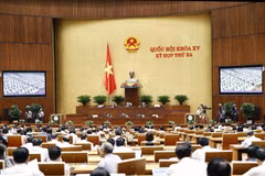 Toàn cảnh phiên họp của Quốc hội. (Ảnh: Doãn Tấn/TTXVN)