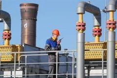 Trạm khí đốt Russkaya ở vùng Krasnodar, miền Nam Nga. (Ảnh: TASS/TTXVN)