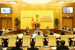Quang cảnh phiên giải trình. (Ảnh: An Đăng/TTXVN)