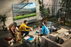LG Electronics khẳng định công nghệ sản xuất TV OLED kích thước gần 100 inch là một 'đẳng cấp khác biệt' so với TV LCD 100 inch. (Nguồn: LG Newsroom)