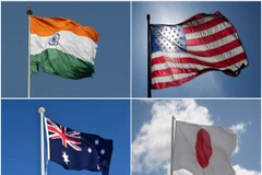 Nhóm Bộ tứ gồm Australia, Mỹ, Nhật Bản và Ấn Độ. (Nguồn: ANI)