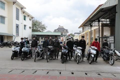 Các thanh, thiếu niên vi phạm. (Nguồn: Công an nhân dân)