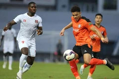 Đội Hải Phòng giành trọn 3 điểm trong trận cầu không khán giả với SHB Đà Nẵng. (Nguồn: Webthethao.vn)